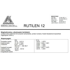 Elektróda Rutilen 12 2.50 mm