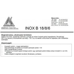 Elektróda INOX B 18/8/6 3.25 mm