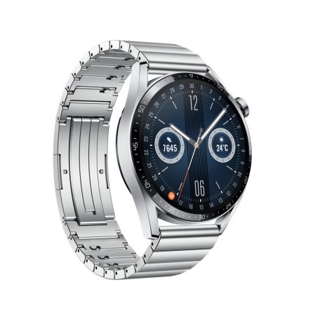 Huawei Watch GT 3 Elite - 46mm - okosóra rozsdamentes acél szíjjal