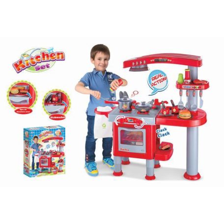 Gyermek konyha G21 kiegészítőkkel - piros