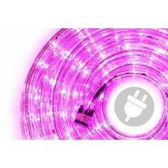 NEXOS Fénykábel 240 LED Rózsaszín 10 m