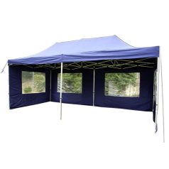 GARTHEN Kerti sátor összecsukható PROFI 3 x 6 m kék