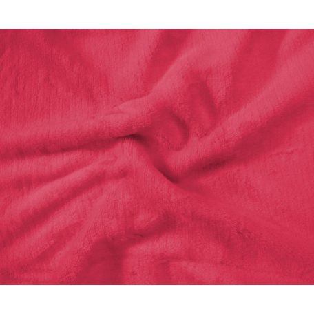 Lepedő mikroplüss 90 x 200 cm - piros
