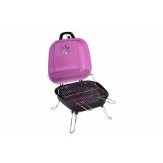 Faszenes hordozható grillsütő Garth BBQ Pink