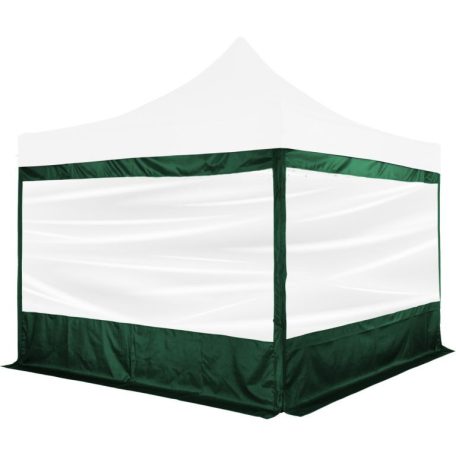 INSTENT® PRO Oldalfal ablakkal sátrakhoz 3 x 3 m zöld