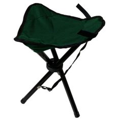 ACRA Összecsukható szék háromlábú zöld