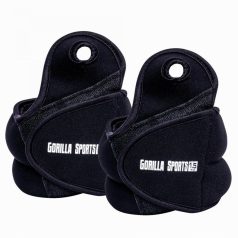 Gorilla Sports Csuklósúly fekete 3 kg, 2 x 1,5 kg