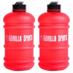 Gorilla Sports Ivópalack műanyag 2 db piros