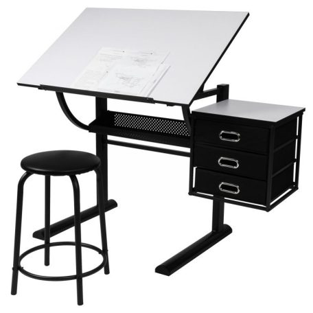 MIADOMODO Íróasztal székkel 90 x 75,5 x 60 cm