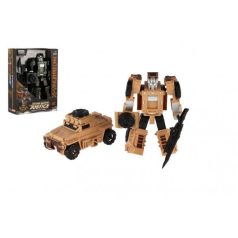 Transformers autó/robot katonai 14cm dobozban 13x18x5cm
