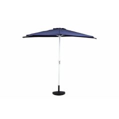 Félköríves kerti napernyő, kék + kiegészítőkkel
