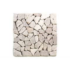 Mozaik burkolat DIVERO® 1db - márvány, fehér